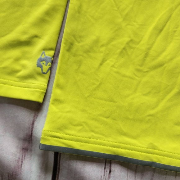 NWT Greyson Golf "Cokato Sport Light Hoodie" Shirt Neon Radium | Men's Size XL - Picture 7 of 11